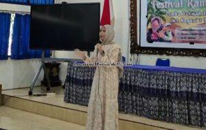 Penampilan Sri Hayu Nastiti, peserta lomba dai yang memukau dan berhasil meraih juara 1 dalam Festival Ramadhan SMAN 3 Pati