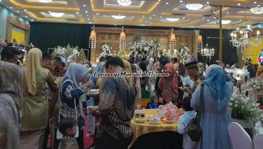 Ilustrasi hajatan pernikahan di bulan Syawal di masyarakat Indonesia