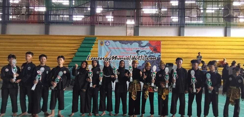 Pesilat yang menjuarai O2SN SMP/MTs tingkat Kabupaten Pati tahun 2026